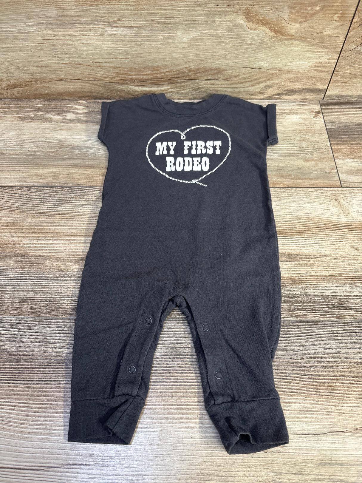 Cat & Jack My First Rodeo Jumpsuit Grey sz 0-3m