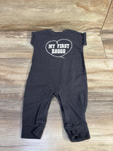 Cat & Jack My First Rodeo Jumpsuit Grey sz 0-3m