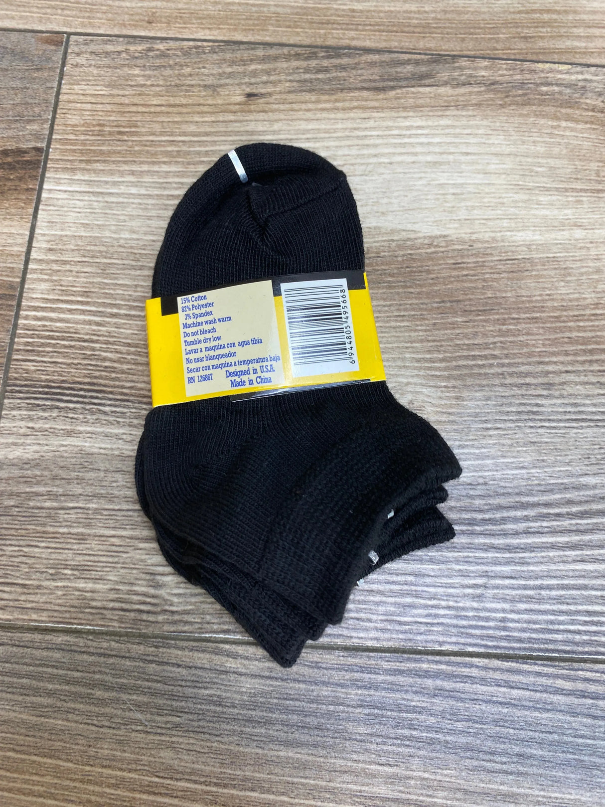 NEW Julietta 3pk Solid Socks Black sz 0-12