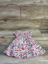 NEW Janie & Jack 2pc Floral Ruffle Trim Dress & Bloomers Pink sz 12-18m