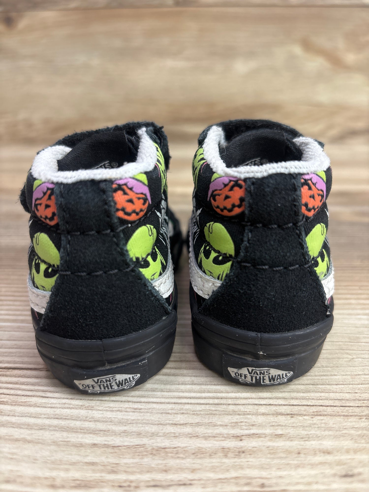 Vans SK8-Mid Reissue V 'Trippy Drip' Sneakers Black sz 3.5c