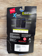 NEW Hanes X-Temp Boys' Tagless Boxer Briefs 6pk sz L/14-16