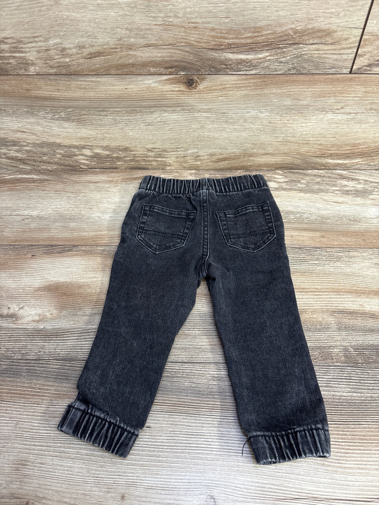 Cat & Jack Denim Cargo Joggers Black sz 18m