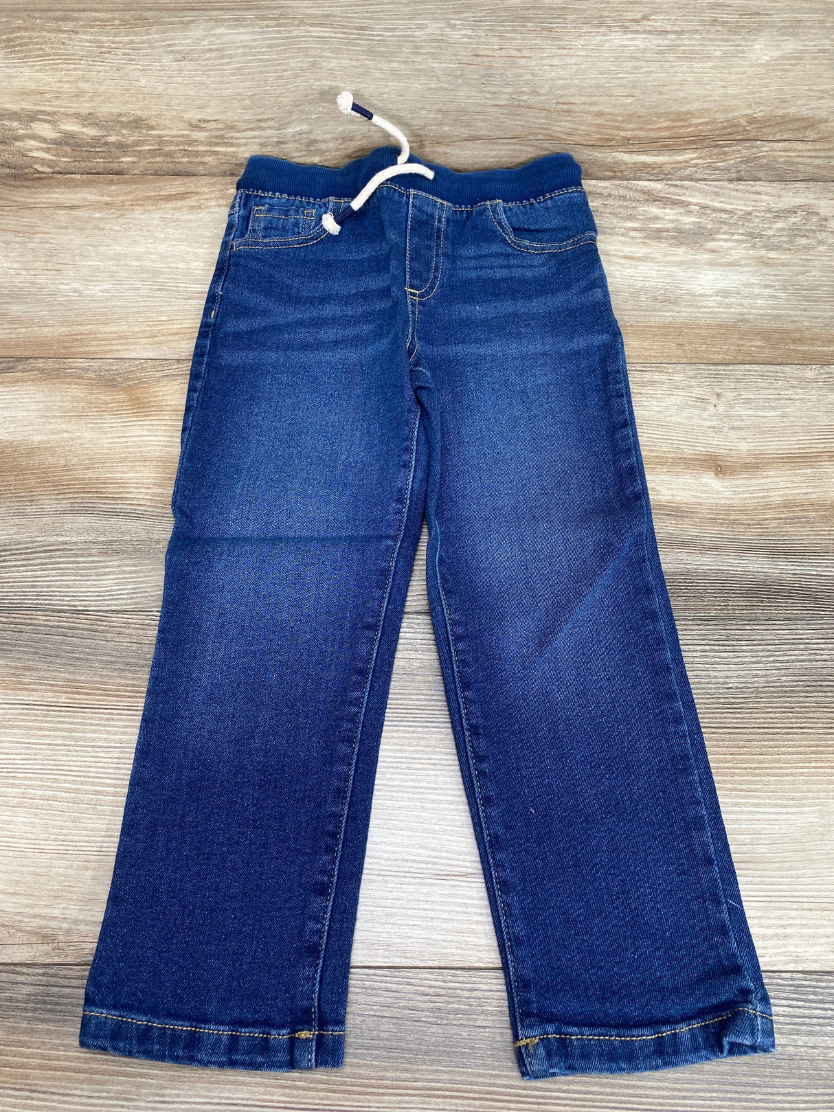 NEW Okie Dokie Straight Drawstring Blue Jeans sz 5T