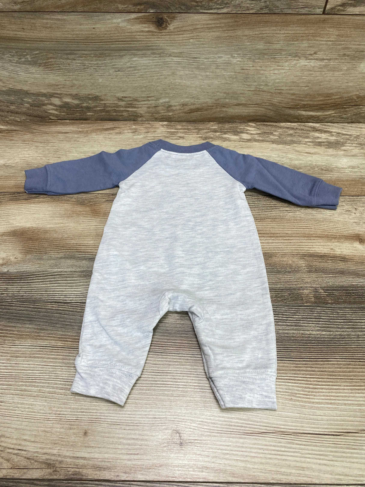 Just One You Tiger Raglan Coverall Grey sz Newborn