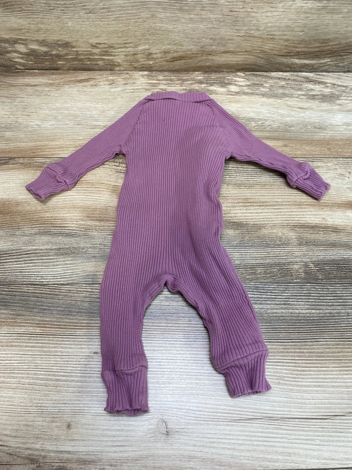 Ribbed Coverall Purple sz 0-3m