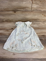 Zara Embroidered Dress Green sz 3-4T