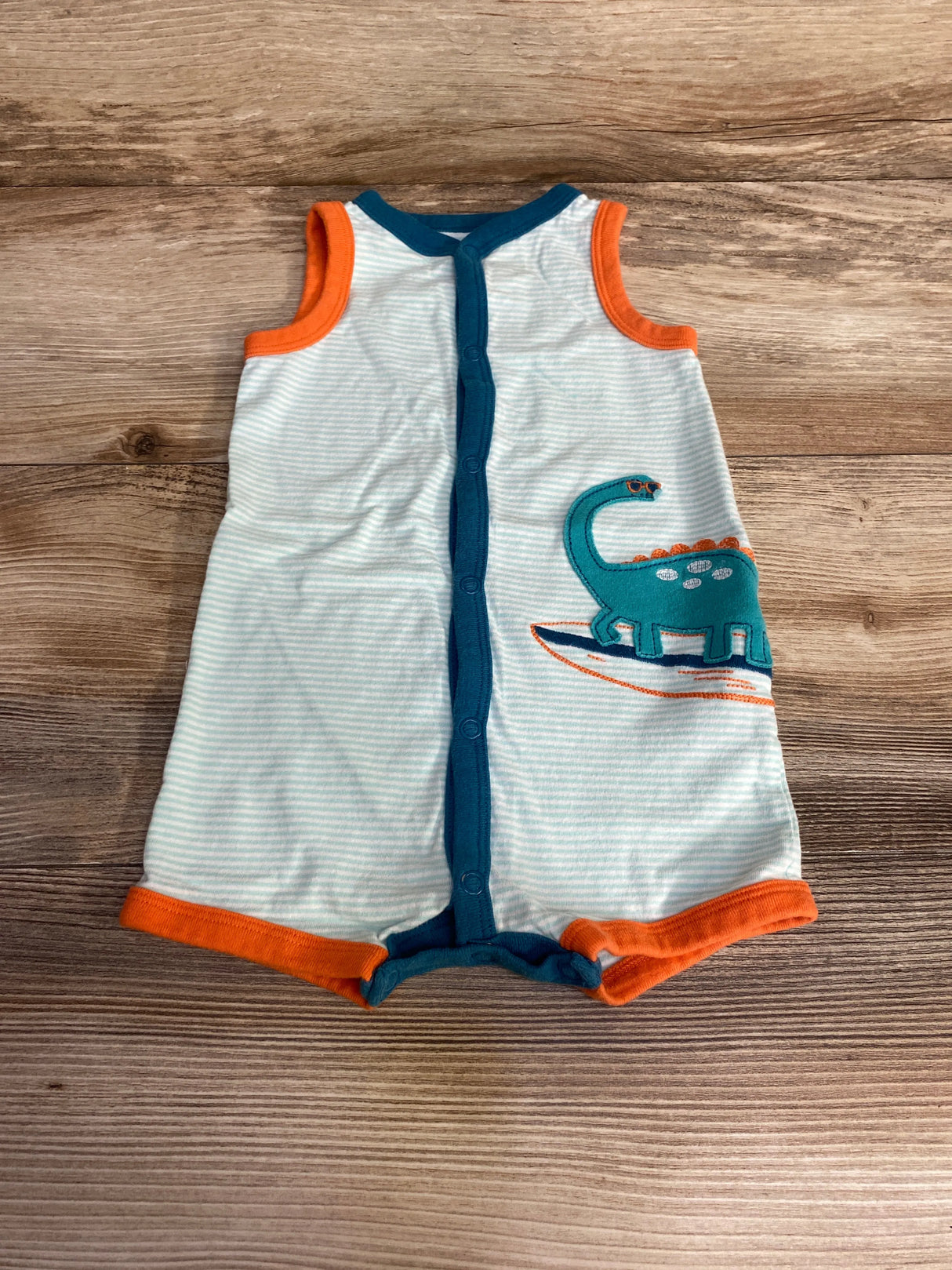 Carter's Tank Shortie Romper Blue sz 9m