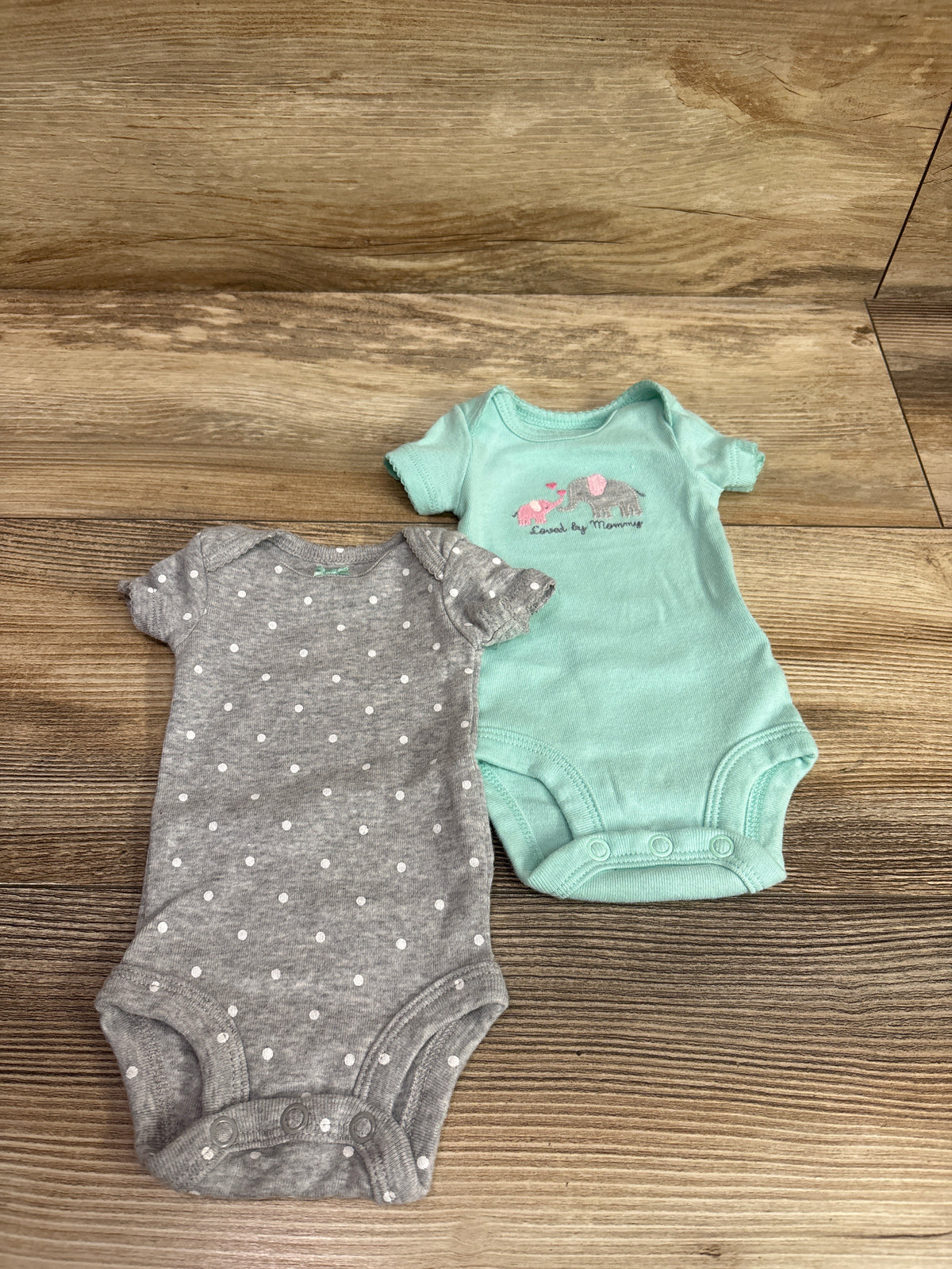 Simple Joys 2pk Bodysuits Blue sz Preemie