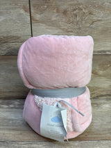 NEW Cloud Island Micromink Shearling Baby Blanket - Pink