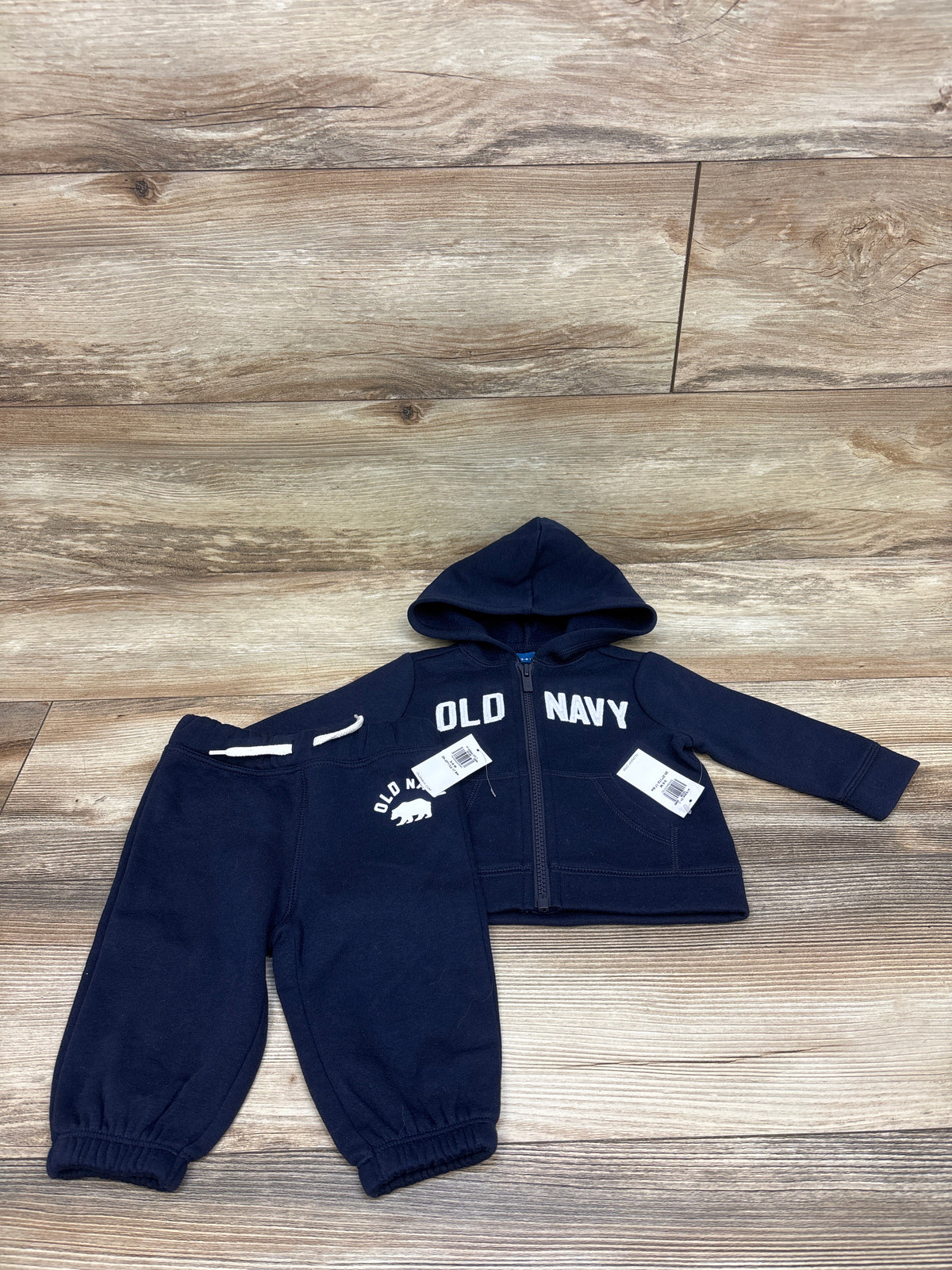 NEW Old Navy 2pc Full-Zip Jacket & Joggers Set Navy sz 3-6m