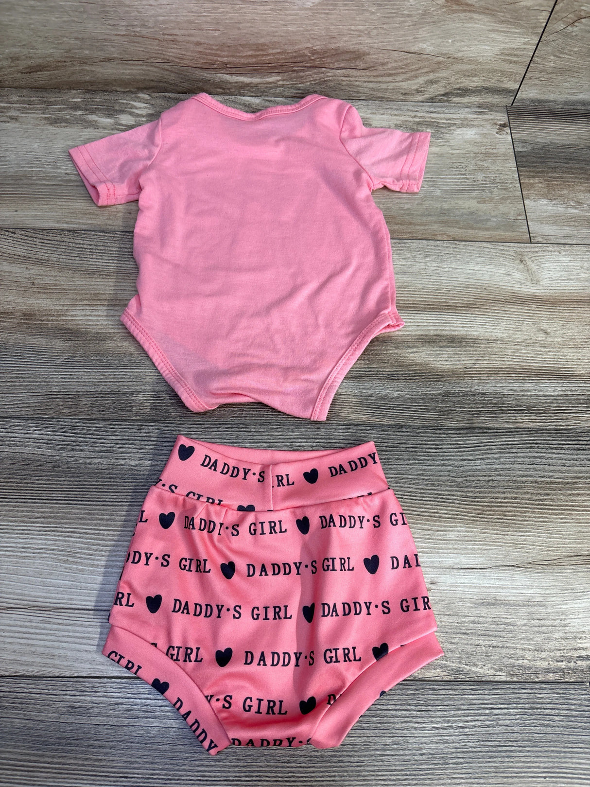 Daddy's Girl Bodysuit & Pants Set Pink sz 0-3m