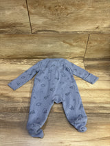 Just One You Waffle Knit Sleeper Blue sz 3m