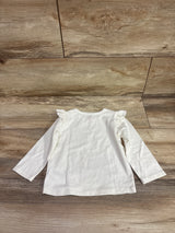 Cat Jack Long Sleeve Shirt White sz 12m