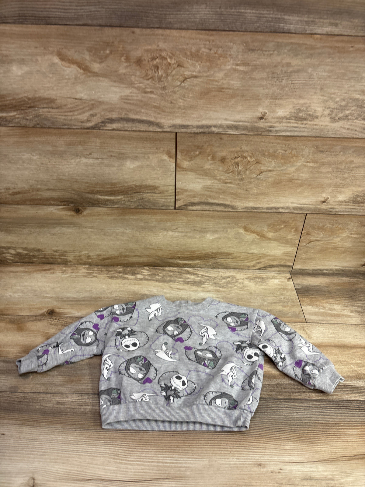 Disney Baby The Nightmare Before Christmas Pullover Sweatshirt Grey sz 24m