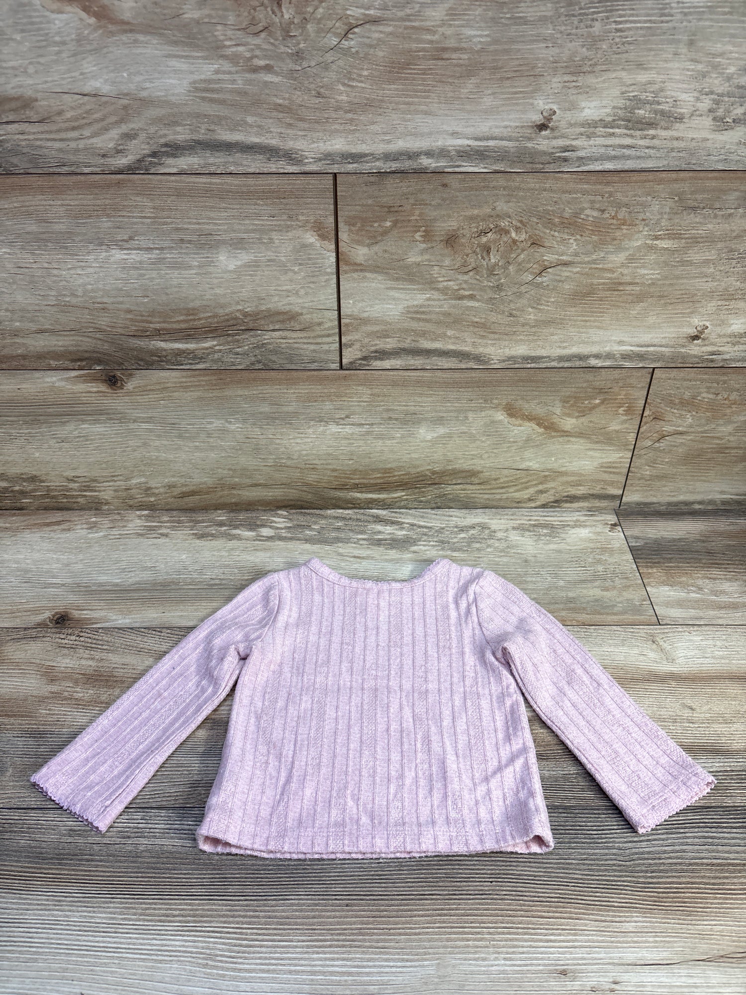Cat & Jack Knit Long Sleeve Shirt Pink sz 18m