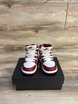 Air Jordan 1 Retro High OG TD 'Artisanal Red' Sneakers sz 7c