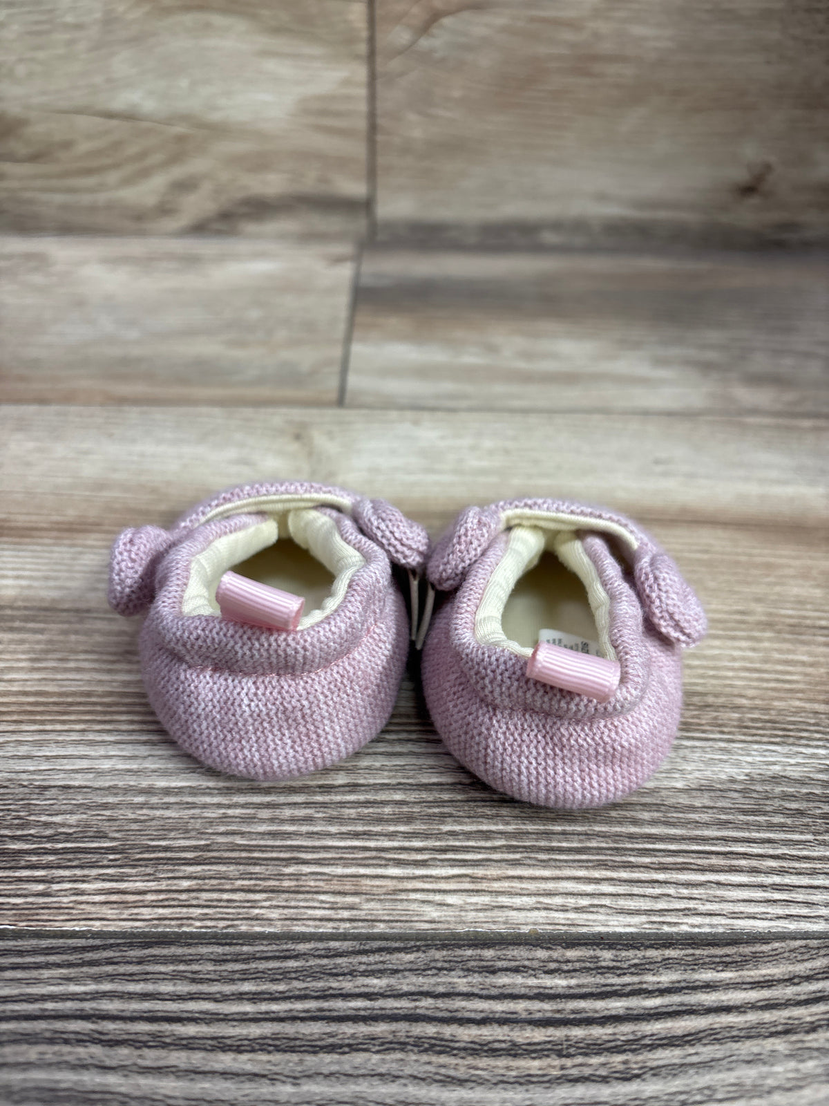 Bearpaw Knit Bear Booties Pink sz 1c