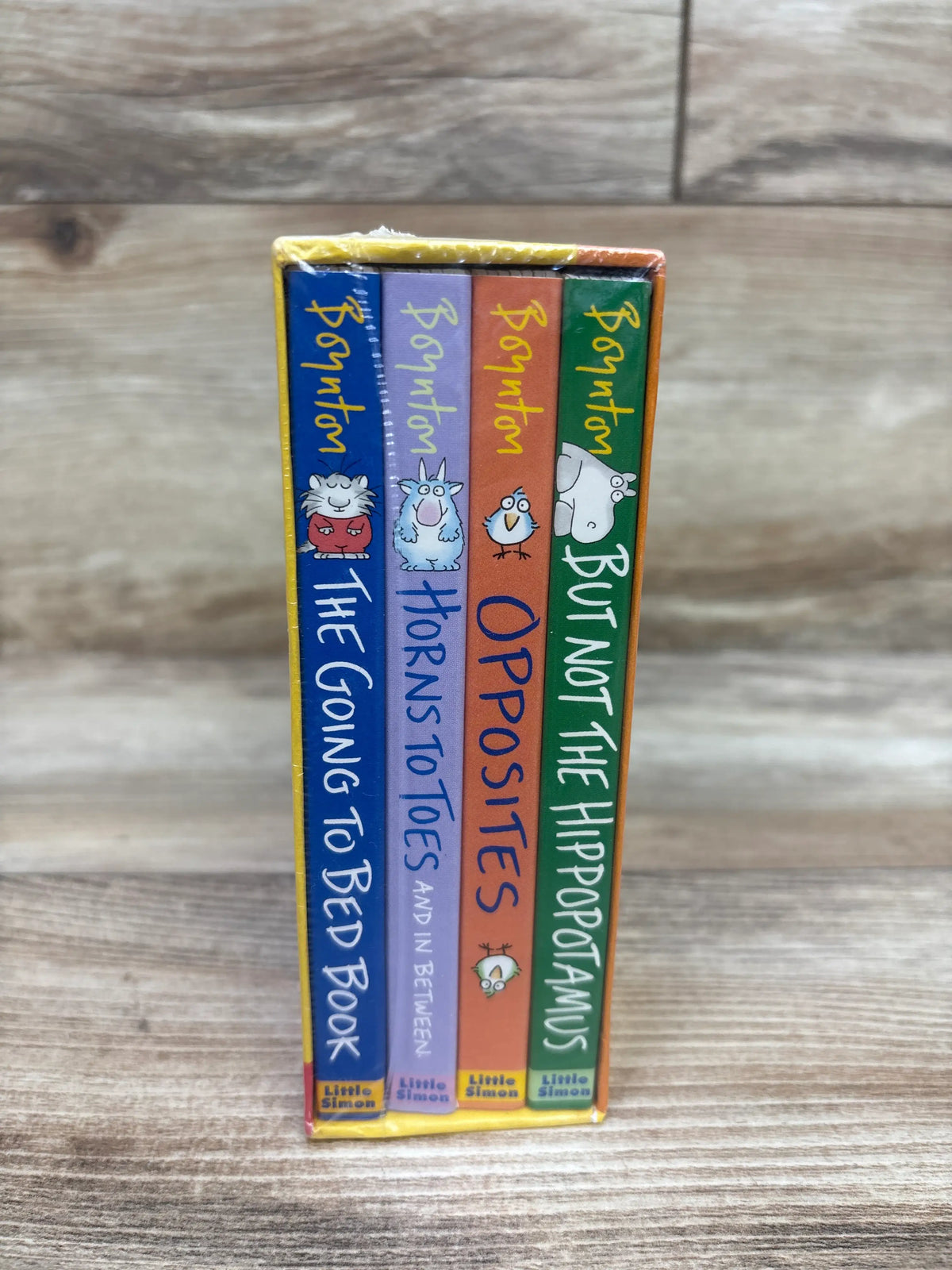 NEW Boynton's Greatest Hits the Big Yellow Box 4pk Board Books
