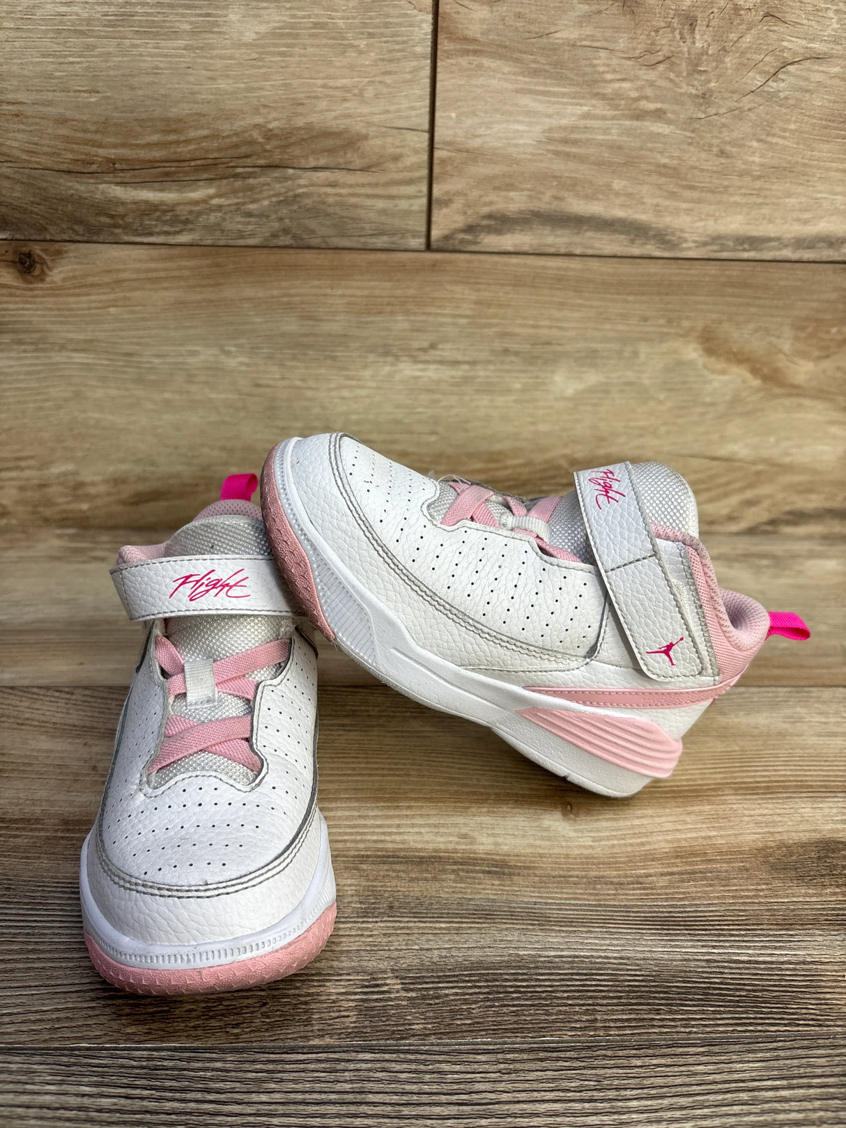 Jordan Max Aura 5 PS 'White Fierce Pink' Sneakers sz 12c - Me n Mommy To Be
