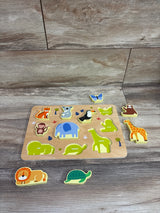 Gigglescape Wooden Animals Puzzle 10pc