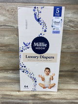 NEW Millie Moon Luxury Diapers Size 5 64ct