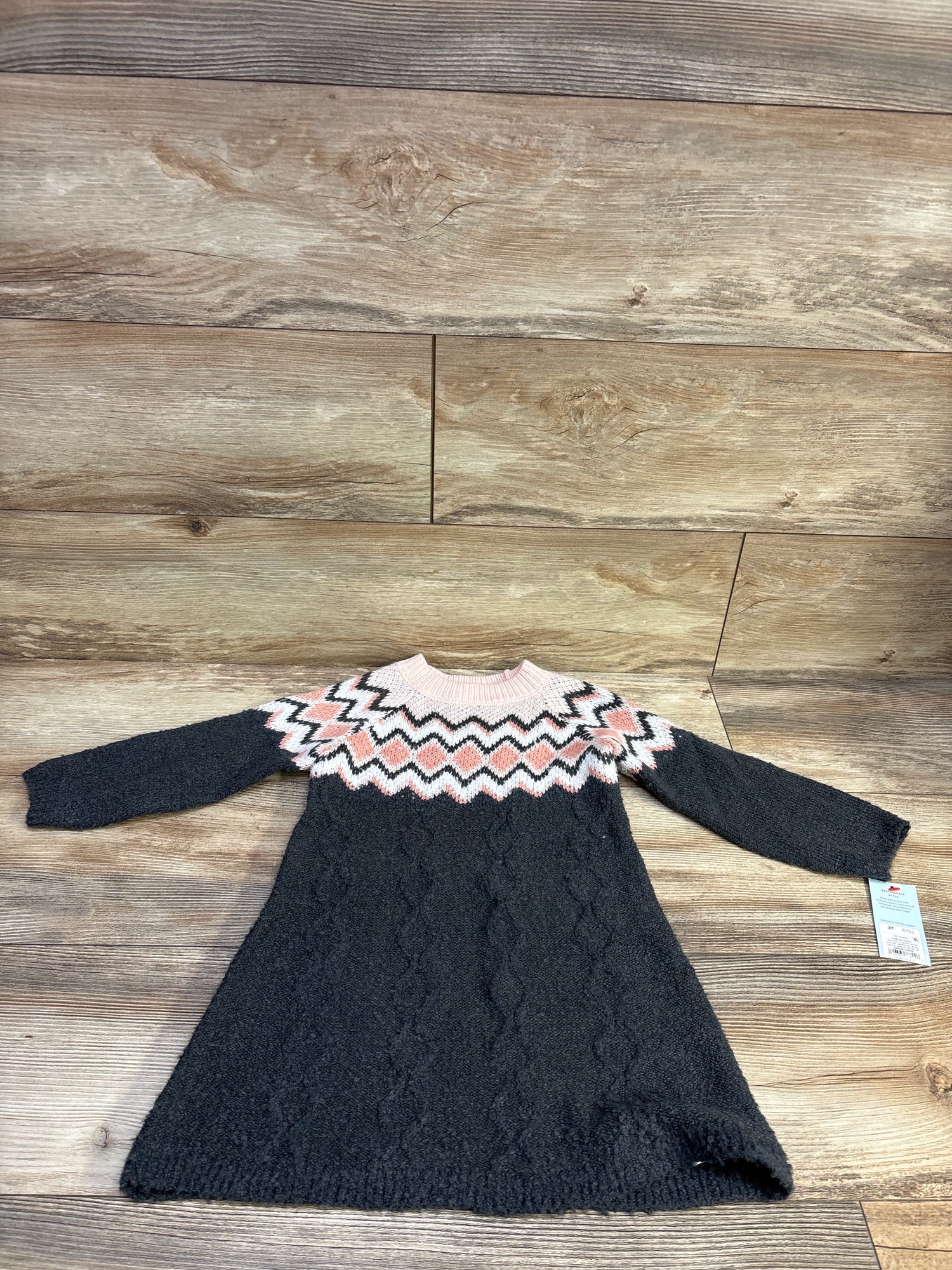 NEW Cat & Jack Sweater Dress Grey sz 3T