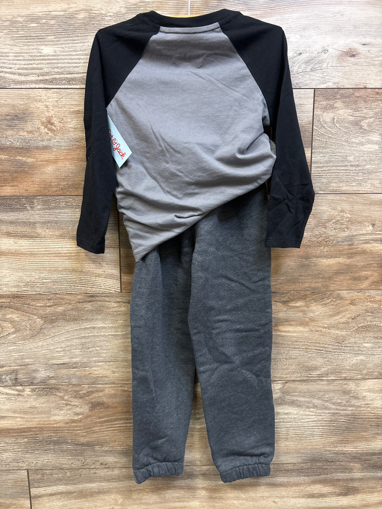 NEW Cat & Jack 2pc Boo Shirt & Joggers Set Black sz 5T