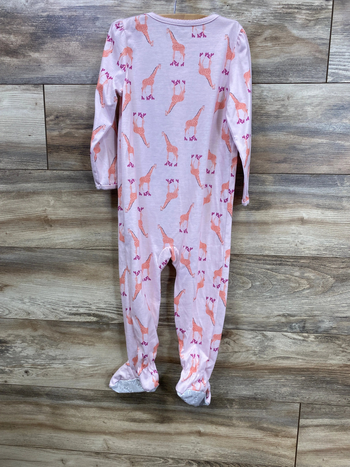 Simple Joys Roller Skate Giraffe Sleeper Pink sz 3T