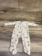Modern Moments Horse Print Viscose Sleeper Ivory sz 3-6m