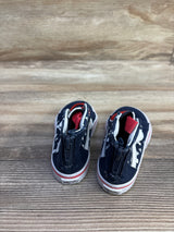 Vans Sk8-Hi Zip Sneakers Hearts Navy sz 6c
