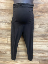 Maternity Over-Belly Yoga Pants Black sz Medium
