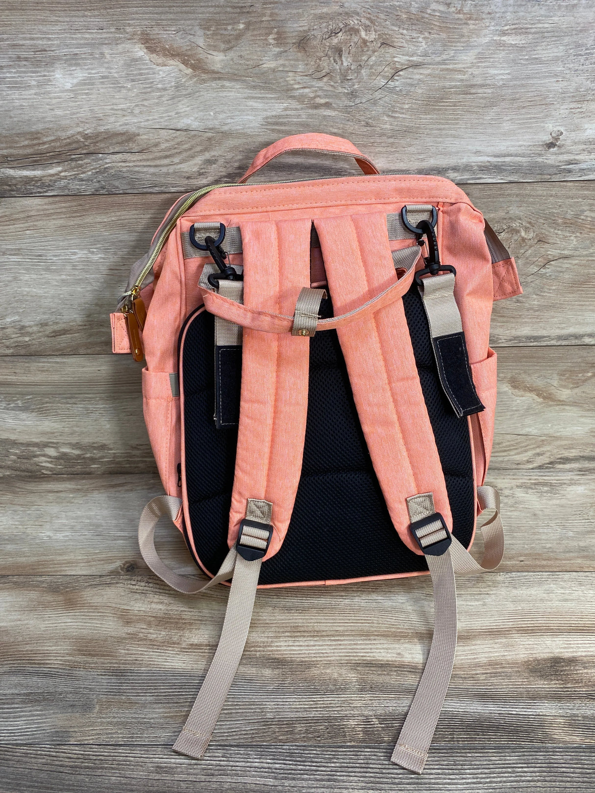 Diaper Bag Backpack with Changing Station Pink
