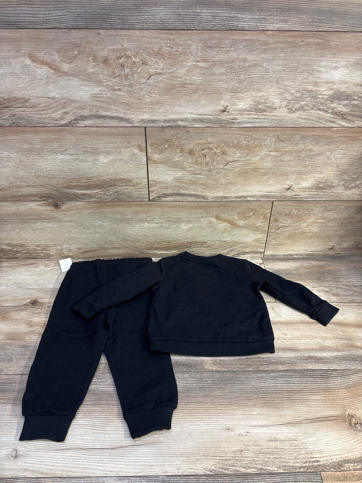 NWOT Cat & Jack 2pc Ghost Sweatshirt & Joggers Set Black sz 18m
