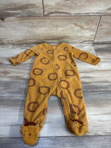 Just One You Lion Blanket Sleeper Brown sz 6m