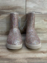 NEW Cat & Jack Holland Shearling Style Boots Glittery Gold sz 5Y