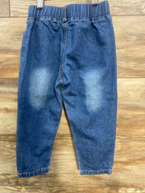Denim Distressed Pull On Jeans Blue sz 3T