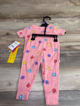 NEW Disney Princess 2pc Pajama Set Pink sz 12m