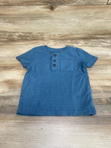 Cat & Jack Henley Shirt Blue sz 18m