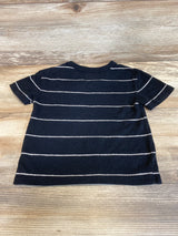 Cat & Jack Striped Pocket Shirt Black sz 18m