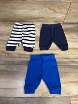 ABeCue 3pk Pull On Pants Blue sz 0-3m