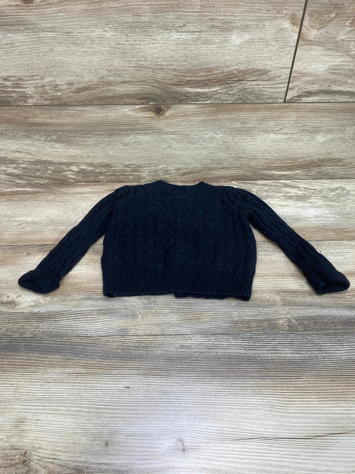 Ralph Lauren Cable-Knit Cardigan Black sz 24m