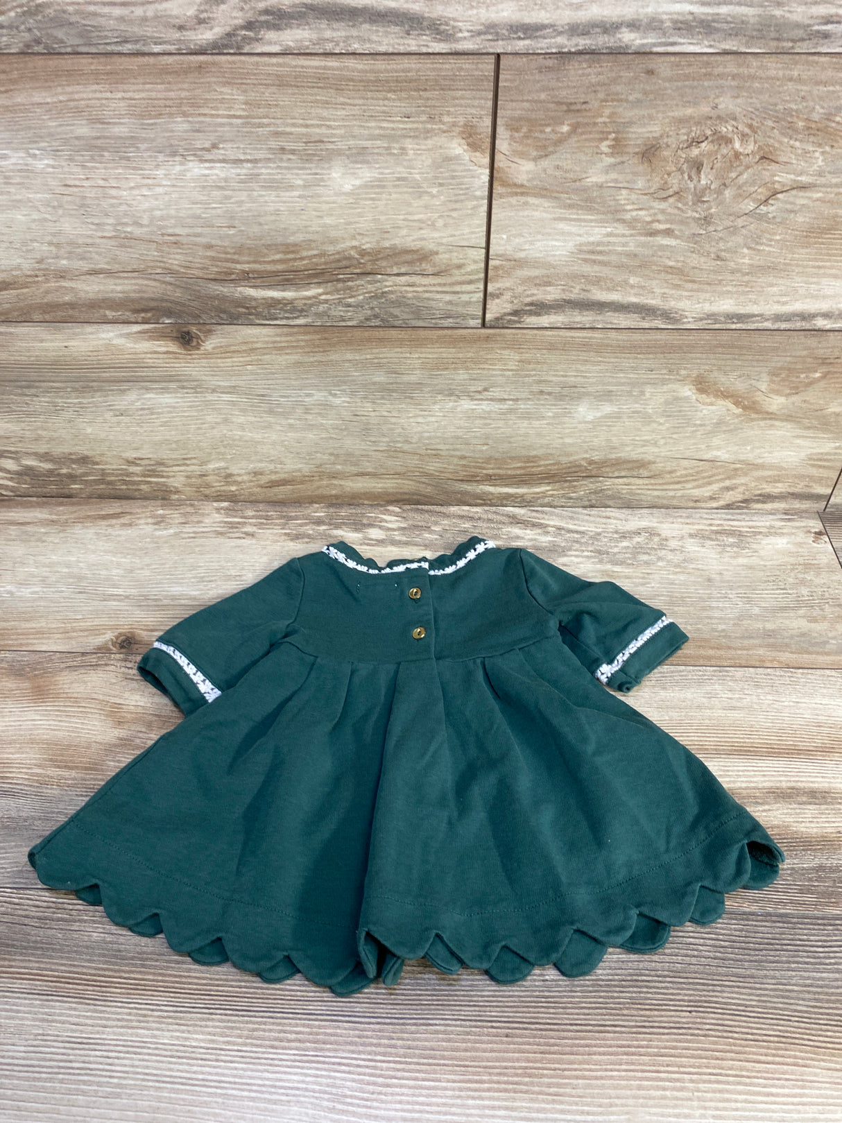 Tahari Pleated Top Green sz 24m