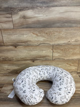 Boppy Nursing Pillow with Leaf Print Slipcover