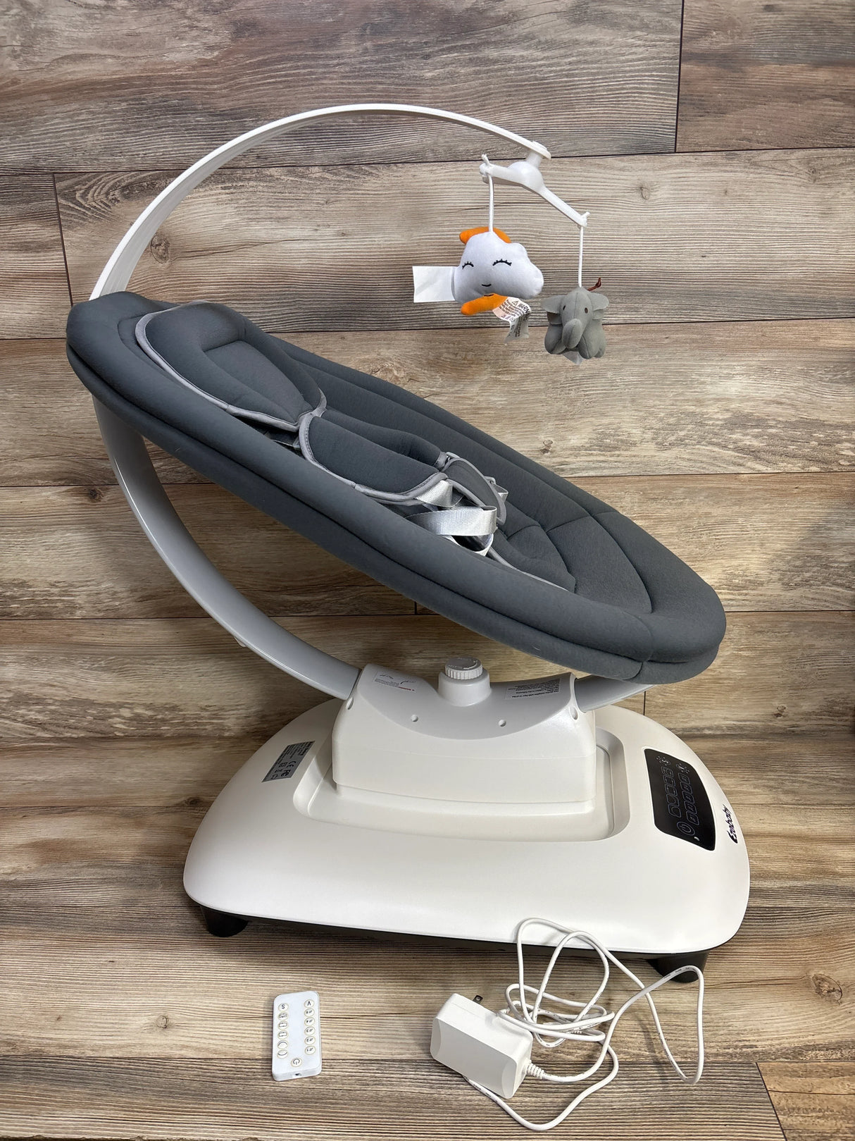 Ezebaby Electric Baby Swing Bluetooth Enabled & Remote Control - Grey