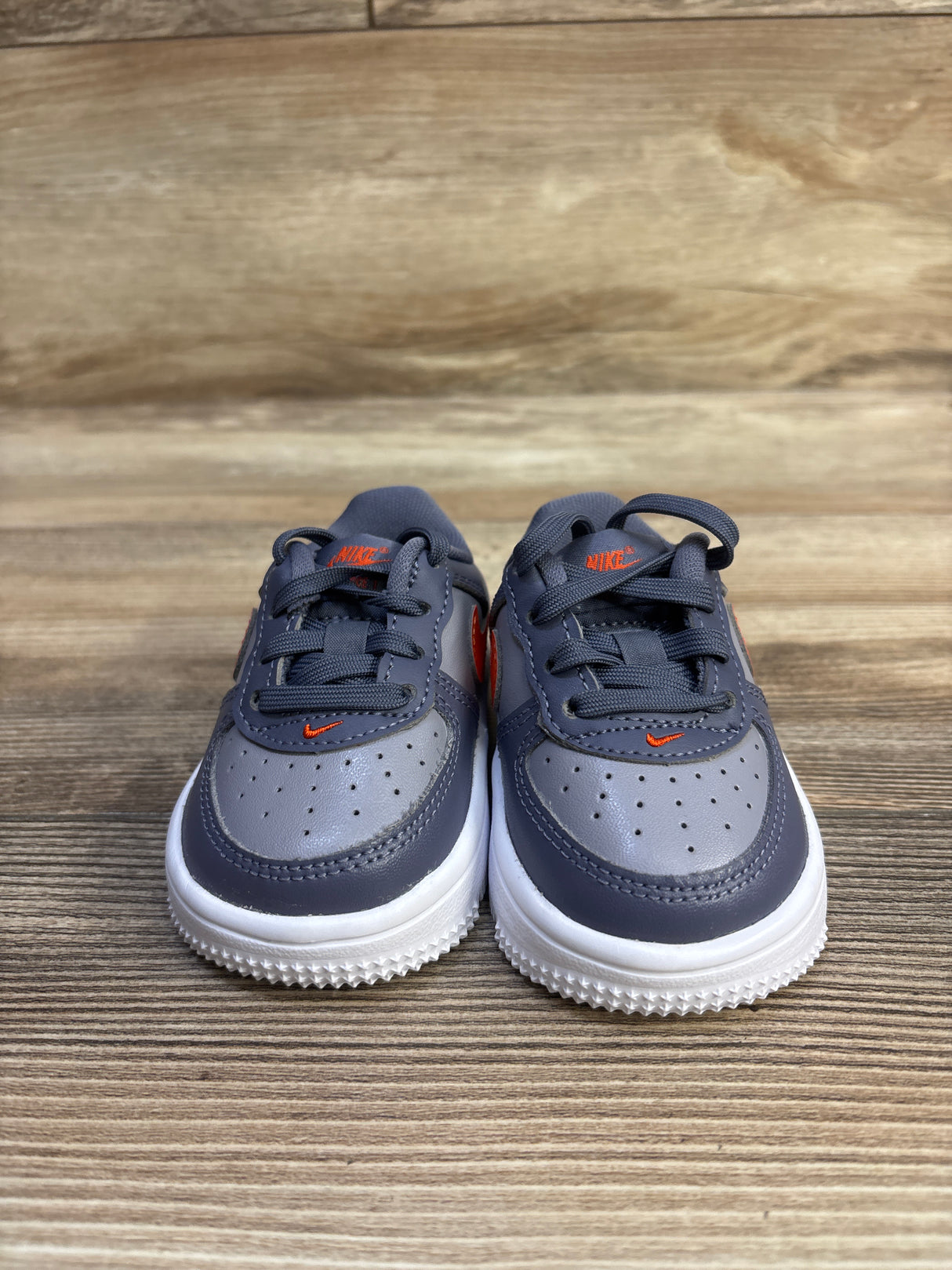 Nike Force 1 Low TD 'Cement Grey Light Carbon' Sneakers sz 3c