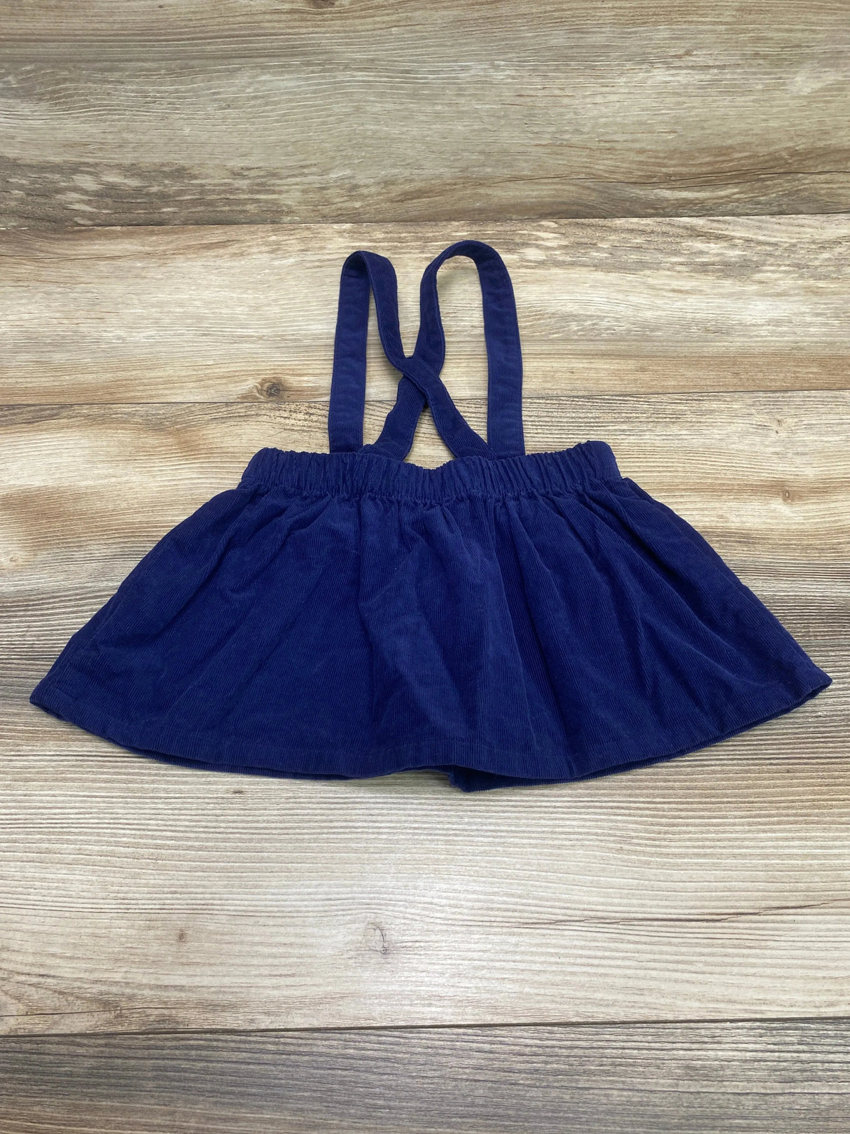 Cat & Jack Corduroy Suspender Skirt Navy sz 12m