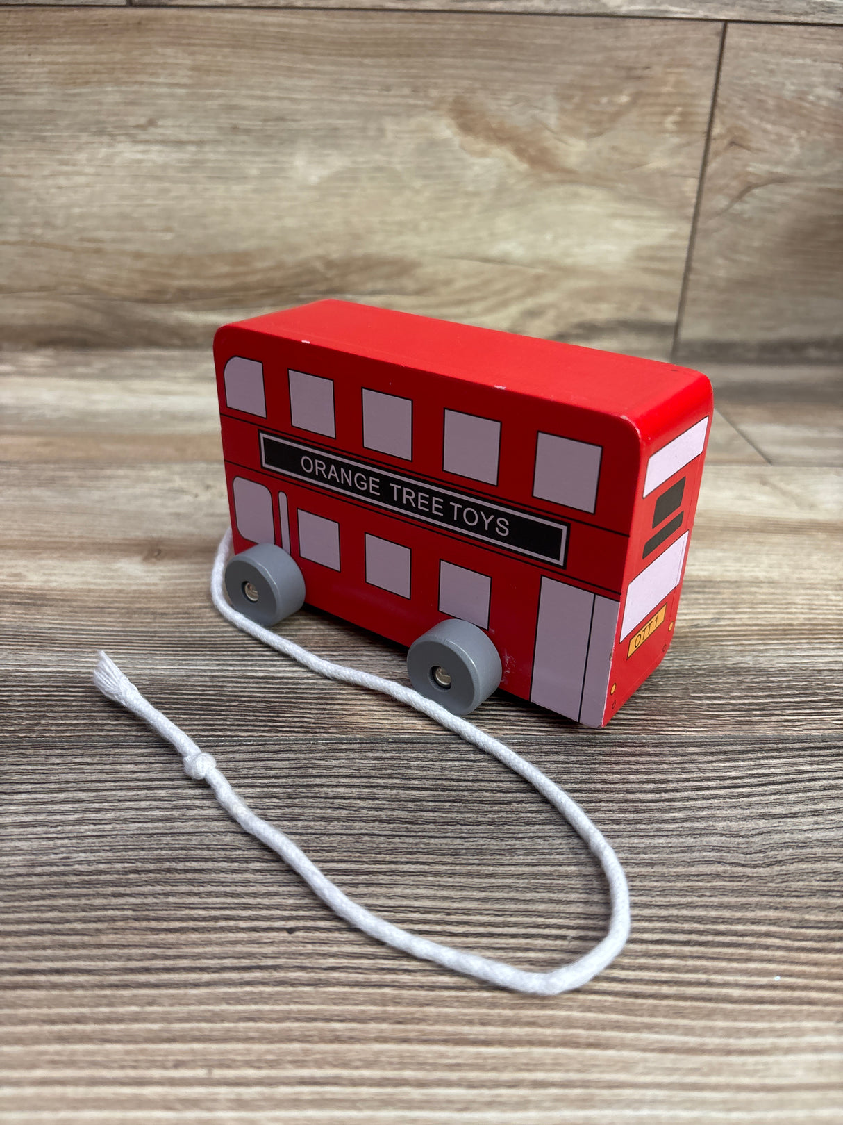 Orange Tree Toys London Bus Pull Along Toy