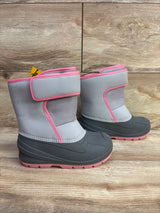 NEW Cat & Jack Lenny Winter Snow Boots Grey sz 11c