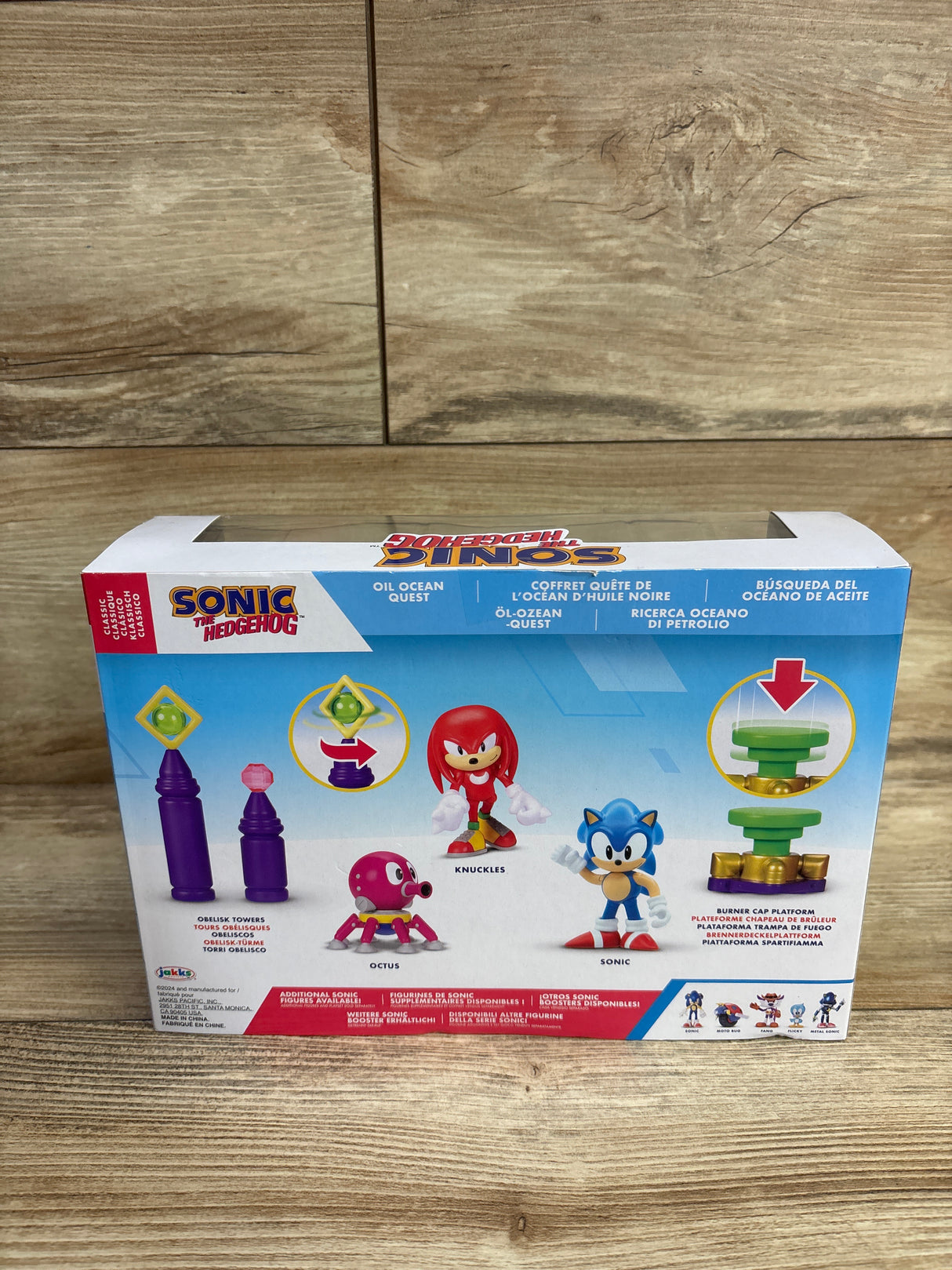 NEW Sonic The Hedgehog Oil Ocean Quest 2.5" Diorama Playset